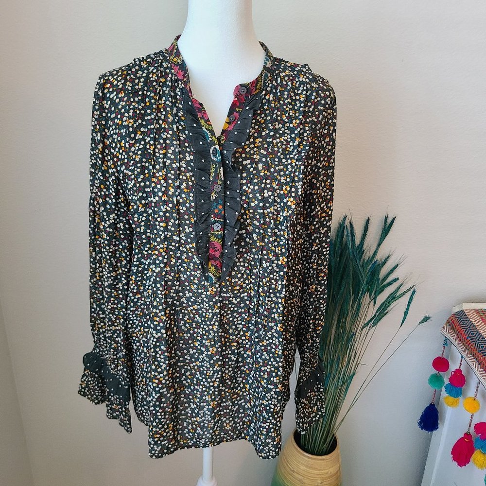 LOFT Floral Blouse NWT